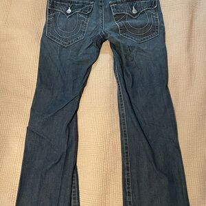 True Religion Women's Dark Blue Boot Cut Jeans